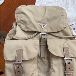 Prada Tan Backpack for Men